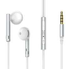 Заредете изображение във визуализатора на галерията – Joyroom Wired Series JR-EW06 wired headphones, metal - silver and white
