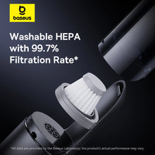 Заредете изображение във визуализатора на галерията – Baseus A0 Pro 4000Pa HEPA wireless car vacuum cleaner - black
