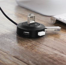 Заредете изображение във визуализатора на галерията – Ugreen HUB USB2.0 4x USB-A 480Mbps 1m white (CR106)
