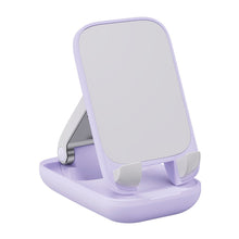 Заредете изображение във визуализатора на галерията – Baseus Seashell Series adjustable phone stand - purple
