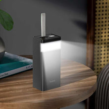 Заредете изображение във визуализатора на галерията – Hoco power bank 40 000mah with desk lamp + pd22,5w + qc3.0 j86 black - TopMag
