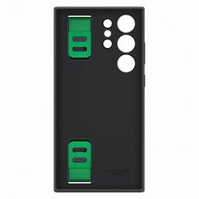 Заредете изображение във визуализатора на галерията – Samsung Silicone Grip Cover Case for Samsung Galaxy S23 Ultra Silicone Cover with Wrist Strap Black (EF-GS918TBEGWW)
