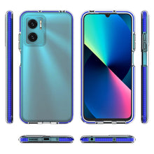 Заредете изображение във визуализатора на галерията – Spring Case Cover for Xiaomi Redmi Note 11E /Redmi 10 5G / Redmi 10 Prime+ 5G / Poco M4 5G Silicone Cover with Frame Light Blue
