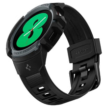 Заредете изображение във визуализатора на галерията – Spigen rugged armor ”pro” for samsung galaxy watch 4 / 5 44mm charcoal grey - TopMag
