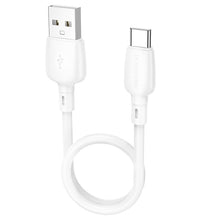 Заредете изображение във визуализатора на галерията – Borofone Cable BX93 Super Power - USB to Type C - 27W 3A 0,25 metres white
