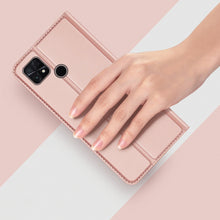 Заредете изображение във визуализатора на галерията – Dux Ducis Skin Pro Case For Realme C30 / Realme Narzo 50i Prime Cover Flip Card Wallet Stand Black
