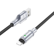 Заредете изображение във визуализатора на галерията – Borofone Cable BU40 Advantage - USB to Lightning - 2,4A 1,2 metres black
