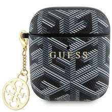Заредете изображение във визуализатора на галерията – Original Case GUESS - GCube Charm GUA2PGCE4CK for AirPods 1/2 Cover Black
