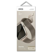 Заредете изображение във визуализатора на галерията – UNIQ pasek Dante Apple Watch Series 4/5/6/7/8/SE/SE2 38/40/41mm Stainless Steel starlight
