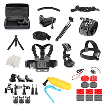 Заредете изображение във визуализатора на галерията – Set of 50 in 1 accessories for GoPro SJCAM sports cameras - TopMag
