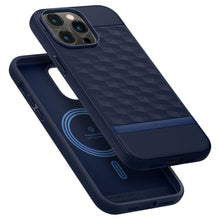 Заредете изображение във визуализатора на галерията – CASEOLOGY PARALLAX MAG MAGSAFE IPHONE 14 PRO MIDNIGHT BLUE
