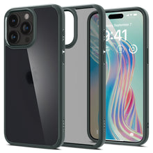 Заредете изображение във визуализатора на галерията – Spigen Ultra Hybrid, frost green - iPhone 15 Pro

