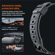 Заредете изображение във визуализатора на галерията – Spigen Rugged Armor Pro Case for Apple Watch Ultra 1/2 (49 mm) - Dark Gray
