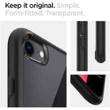 Заредете изображение във визуализатора на галерията – SPIGEN ULTRA HYBRID IPHONE 7/8 / SE 2020 BLACK - TopMag
