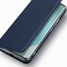 Заредете изображение във визуализатора на галерията – Dux Ducis Skin Pro Case for Honor Magic5 Pro Flip Card Wallet Stand Blue
