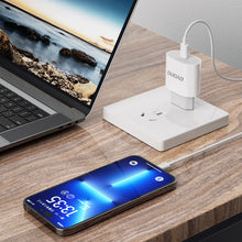 Заредете изображение във визуализатора на галерията – Dudao A8SEU PD 20W EU Plug USB-C Charger White
