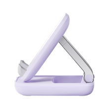 Заредете изображение във визуализатора на галерията – Baseus Seashell Series adjustable phone stand with mirror - purple
