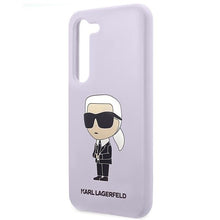 Заредете изображение във визуализатора на галерията – Karl Lagerfeld KLHCS23SSNIKBCU S23 S911 hardcase purple/purple Silicone Ikonik
