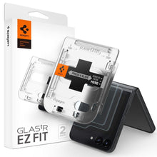 Заредете изображение във визуализатора на галерията – TEMPERED GLASS Spigen GLAS.TR "EZ FIT" 2-PACK GALAXY Z Flip 5 CLEAR
