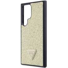 Заредете изображение във визуализатора на галерията – Guess Rhinestone Triangle case for Samsung Galaxy S24 Ultra - gold
