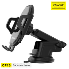 Заредете изображение във визуализатора на галерията – Foneng Car holder CP13 to windshield black
