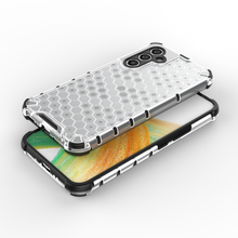 Заредете изображение във визуализатора на галерията – Honeycomb case for Samsung Galaxy A54 5G armored hybrid case black
