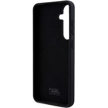 Заредете изображение във визуализатора на галерията – Karl Lagerfeld Silicone Ikonik case for Samsung Galaxy S24 - black

