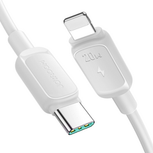 Заредете изображение във визуализатора на галерията – USB C - Lightning Cable 20W 1.2m Joyroom S-CL020A14 - White
