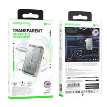 Заредете изображение във визуализатора на галерията – Borofone Audio Bluetooth Receiver AUX BC46 Gratified Transparent Discovery
