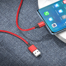 Заредете изображение във визуализатора на галерията – Borofone Cable BX87 Sharp - USB to Type C - 3A 1 metre red
