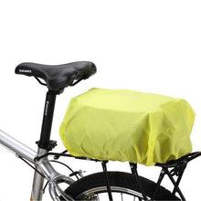 Заредете изображение във визуализатора на галерията – Wozinsky Universal Waterproof Rain Cover for Bike Pannier Bag or Backpack green (WBB5YW)
