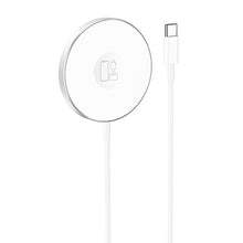 Заредете изображение във визуализатора на галерията – Borofone Wireless induction charger BQ18 Energy magnetic 3 in 1 15W white
