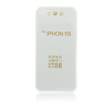 Тънък силиконов гръб 0.3мм за iPhone 5/5s/5se прозрачен - TopMag