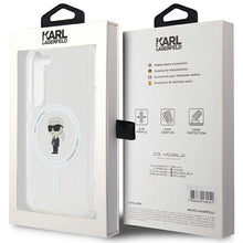 Заредете изображение във визуализатора на галерията – Karl Lagerfeld IML Ikonik MagSafe case for Samsung Galaxy S23 - transparent
