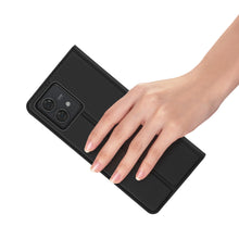 Заредете изображение във визуализатора на галерията – Dux Ducis Skin Pro case for Motorola Moto Edge 40 Neo with flap - black

