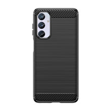 Заредете изображение във визуализатора на галерията – Flexible carbon pattern case for Samsung Galaxy M54 Carbon Case - black
