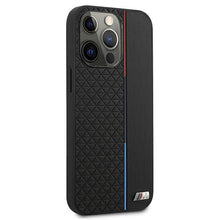 Заредете изображение във визуализатора на галерията – Original Case BMW M Collection Triangles Hardcase BMHCP13LTRTBK for Iphone 13/13 Pro Black
