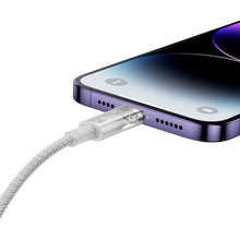 Заредете изображение във визуализатора на галерията – Baseus Explorer Series cable USB - Lightning 2.4A 1 m white (CATS010002)
