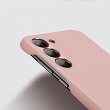 Заредете изображение във визуализатора на галерията – Dux Ducis Grit case for Samsung Galaxy S23 elegant cover made of artificial leather MagSafe pink

