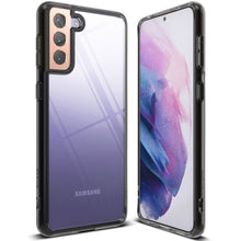 Заредете изображение във визуализатора на галерията – Ringke Fusion PC Case with TPU Bumper for Samsung Galaxy S21+ 5G (S21 Plus 5G) grey (FSSG0094)
