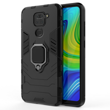 Заредете изображение във визуализатора на галерията – Ring Armor Case Kickstand Tough Rugged Cover for Xiaomi Redmi 10X 4G / Xiaomi Redmi Note 9 black
