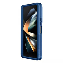 Заредете изображение във визуализатора на галерията – Nillkin CamShield Fold Case for Samsung Galaxy Z Fold 5 5G blue (bracket)
