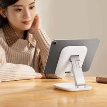 Заредете изображение във визуализатора на галерията – BASEUS Seashell folding tablet stand White BS-HP009
