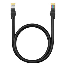 Заредете изображение във визуализатора на галерията – Baseus High Speed ​​Cat 5 RJ-45 Ethernet cable 1000Mb/s 1m round - black
