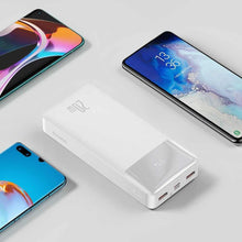 Заредете изображение във визуализатора на галерията – Power bank baseus bipow - 20 000mah lcd quick charge pd20w white ppdml-m02 - TopMag
