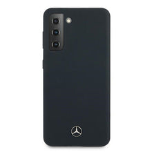 Заредете изображение във визуализатора на галерията – Original faceplate case MERCEDES MEHCS21SSILNA for SAMSUNG S21 (Silicone Line / blue)
