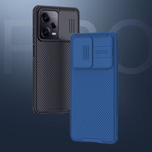 Заредете изображение във визуализатора на галерията – Nillkin CamShield Pro Case case for Xiaomi Redmi Note 12 Pro+ cover with camera cover black
