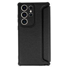 Заредете изображение във визуализатора на галерията – Razor Carbon Book Case for Samsung Galaxy S23 Ultra black
