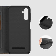 Заредете изображение във визуализатора на галерията – Dux Ducis Skin X2 case Samsung Galaxy A14 5G flip case wallet stand black
