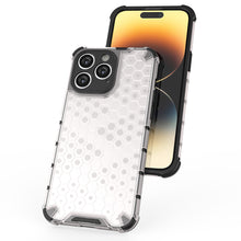 Заредете изображение във визуализатора на галерията – Honeycomb case for iPhone 14 Pro armored hybrid cover black
